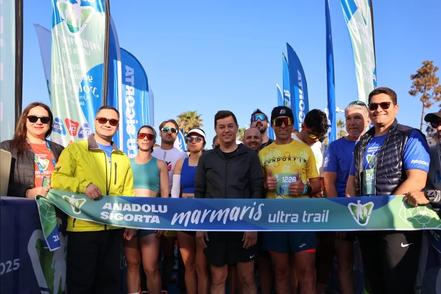 Marmaris Belediyesi Anadolu Sigorta Marmaris Ultra Trail’de sahaya inerek organizasyona damga vurdu