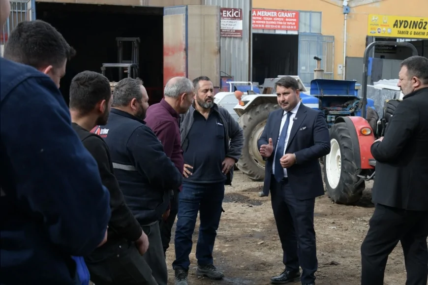 Kahramankazan Belediye Başkanı Selim Çırpanoğlu Yeni Sanayi Bölgesi için asfalt çalışmalarının başlayacağını açıkladı