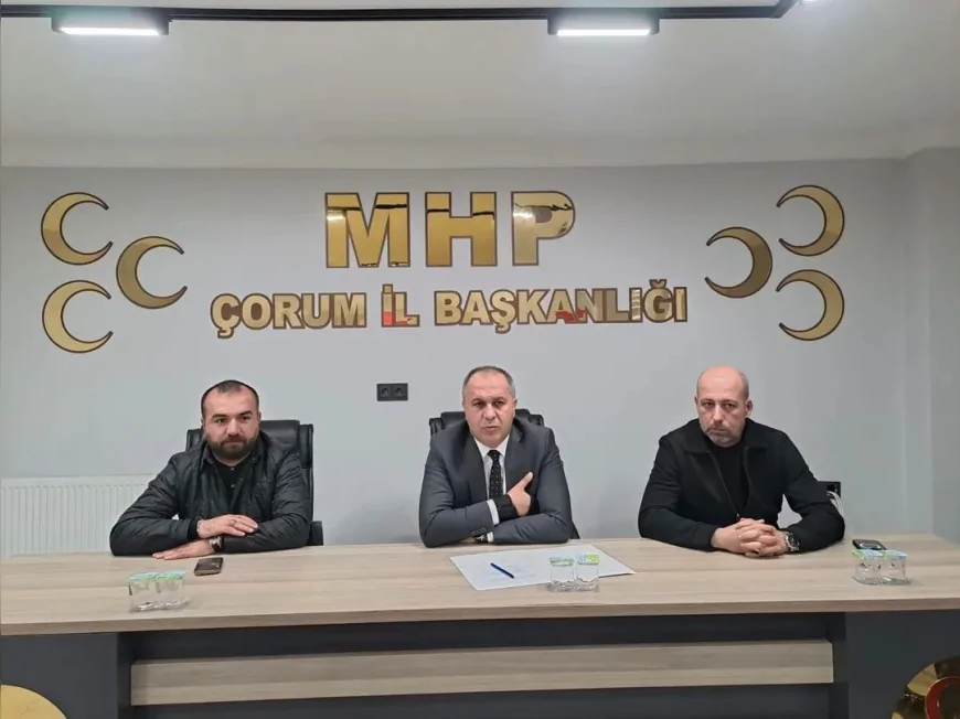 MHP Çorum İl Başkanlığı İl Yürütme Kurulu Toplantısında Yaz Dönemi Programları ve Saha Faaliyetleri Ele Alındı
