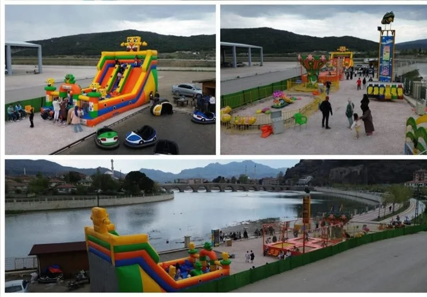 Osmancık Belediyesi 23 Nisan’da Çocuklara Lunapark Eğlencesini Ücretsiz Sunacak