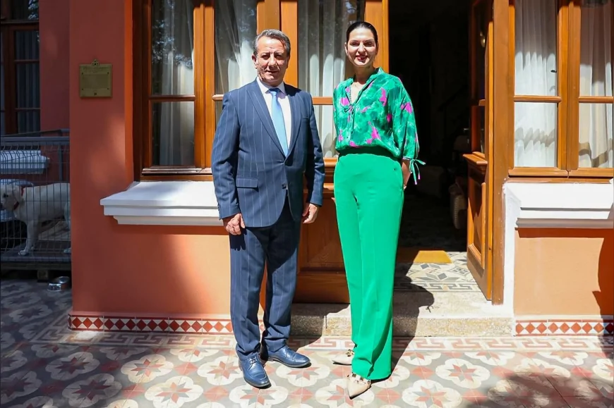 EFELER BELEDİYE BAŞKANI ANIL YETİŞKİN KOSTA RİKA FIRST LADY’Sİ SİGNE ZEİKATE İLE AYDIN’DA STRATEJİK BULUŞMADA BİR ARAYA GELDİ