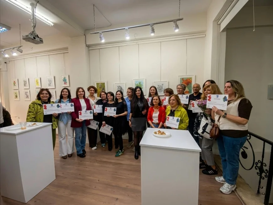 YAZAR VE SANATÇI EVİ’NDE KARAKALEM VE SULUBOYA SERGİSİ SANATSEVERLERLE BULUŞTU