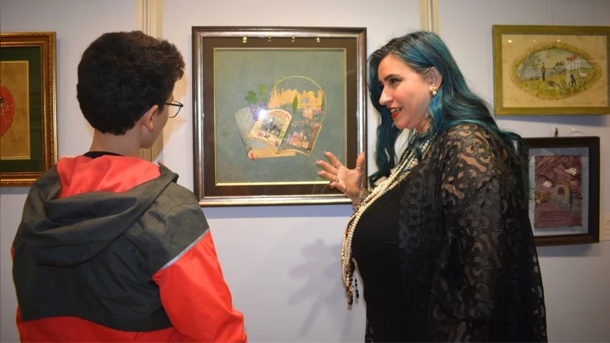 Ege Üniversitesinde Açılan “Kelimelerin Rengi” Sergisi Edebiyatı Minyatür Sanatıyla Buluşturdu