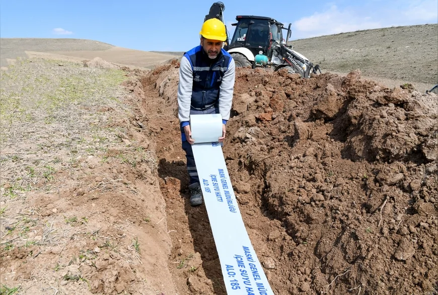MALATYA MASKİ GENEL MÜDÜRÜ SİNAN ÇEÇEN: “GÜMÜŞLÜ’DE 1.500 METRELİK İÇME SUYU HATTINI YENİLEDİK”