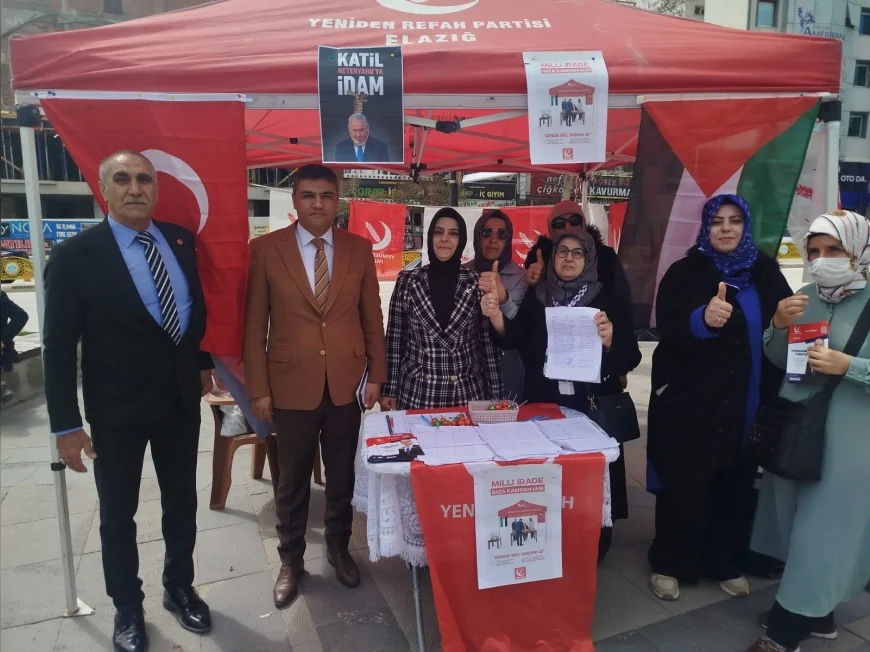 Yeniden Refah Partisi Genel Merkez Yöneticisi Muhammed Fatih Müjdeci: “Kürecik Radar Üssü ve BTC hattı kapatılmalı” çağrısıyla 81 ilde imza kampanyası başlatıldı