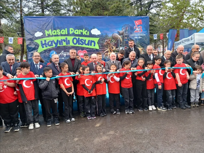 Çorum’da 23 Nisan Coşkusu Masal Parkı Açılışı ile Taçlandı