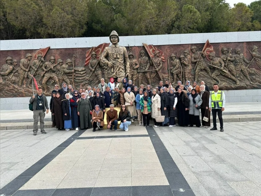 Denizli Büyükşehir Belediyesi Babadağlı 50 kadını Çanakkale’de milli mücadele izleriyle buluşturdu
