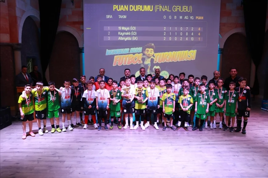 Nevşehir’de İlkokullar Arası Futbol Turnuvasında şampiyon 19 Mayıs İlkokulu oldu