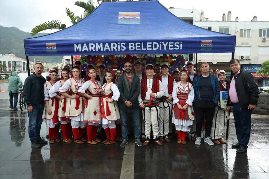 Marmaris’te Uluslararası Çocuk Festivali İkinci Gününde Renkli Görüntülere Sahne Oldu