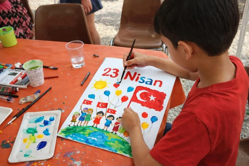 Odunpazarı Belediyesi 23 Nisan Resim Yarışması Sonuçlandı Minik Sanatçıların Eserleri Sergileniyor