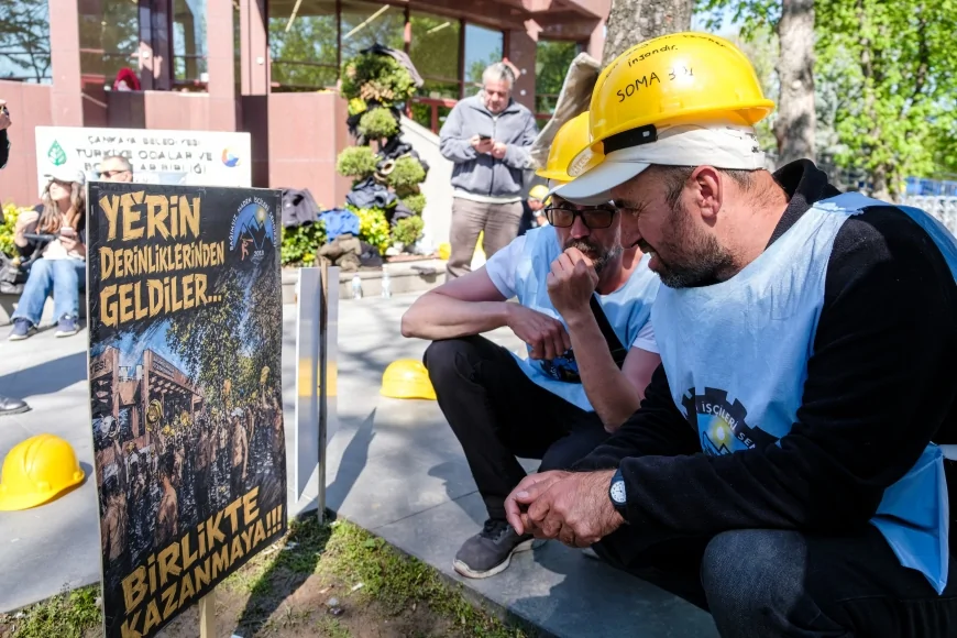 Doruk Madencilik işçilerinin Ankara’daki açlık grevinde alacaklar ve tazminat talebi öne çıktı