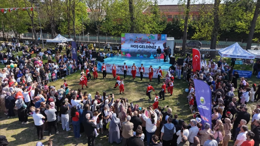 İnegöl’de 23 Nisan Çocuk Şenliği Yoğun Katılımla Gün Boyu Coşkuya Sahne Oldu!