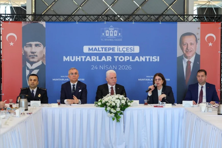 İstanbul Valisi Davut Gül Maltepe Muhtarlar Toplantısında Mahalle İhtiyaçlarını Değerlendirdi