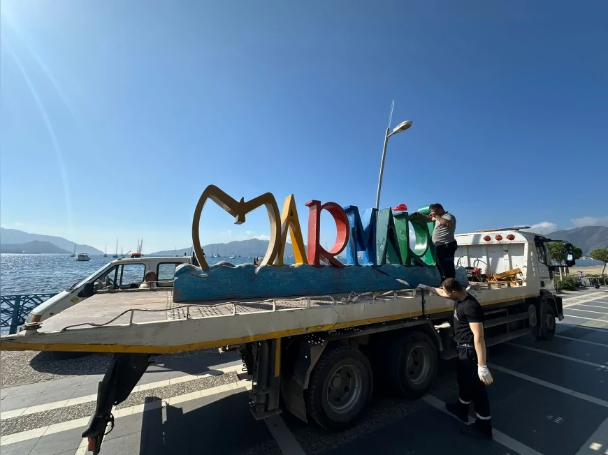 Marmaris Belediyesi Yaz Sezonu Öncesi “Marmaris” Yazısını Yeniliyor