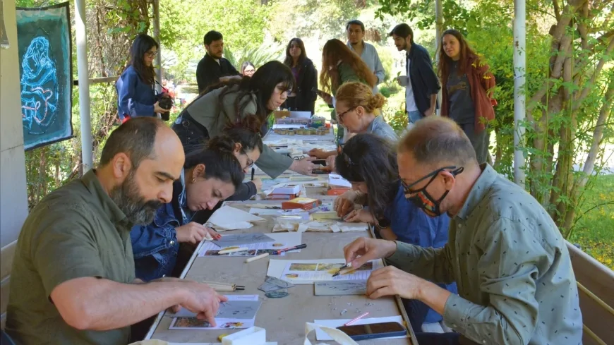Ege Üniversitesi’nde “Botanikten Sanata” Atölyesi Doğa ve Linol Baskıyı Buluşturdu