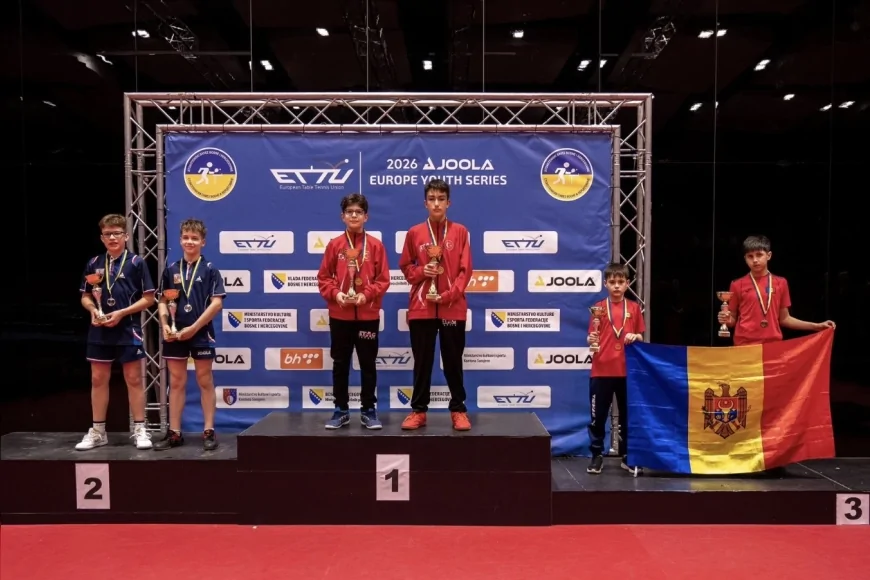 Yalova Belediyesporlu gençler Bosna Hersek’te ETTU Youth Series’te şampiyon oldu