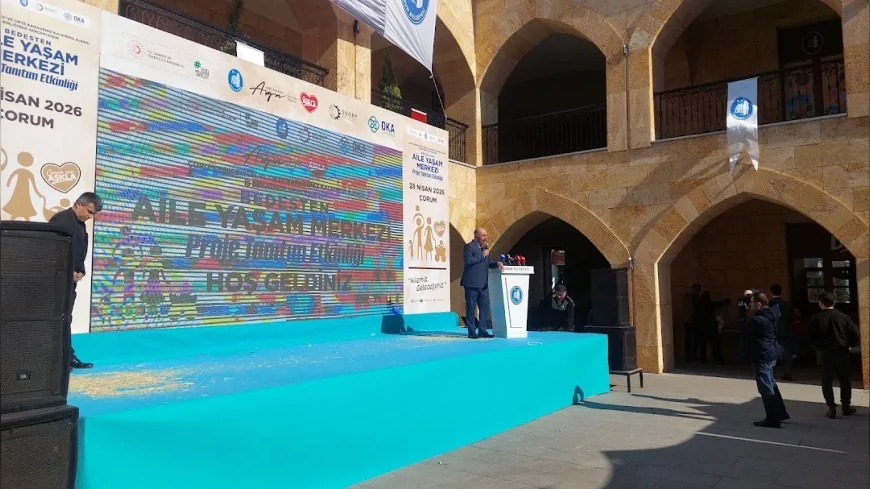 Çorum’da OKA ve Belediye İş Birliğiyle Aile Yaşam Merkezi Hizmete Açıldı