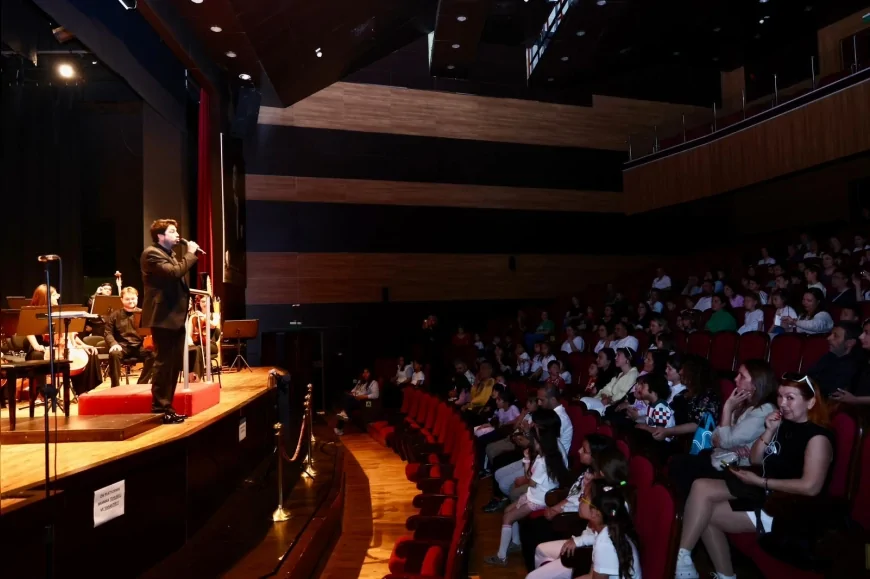 DOKUZ EYLÜL ÜNİVERSİTESİ DEVLET KONSERVATUVARI MİNİKLERİ SENFONİK ORKESTRAYLA BULUŞTURDU!