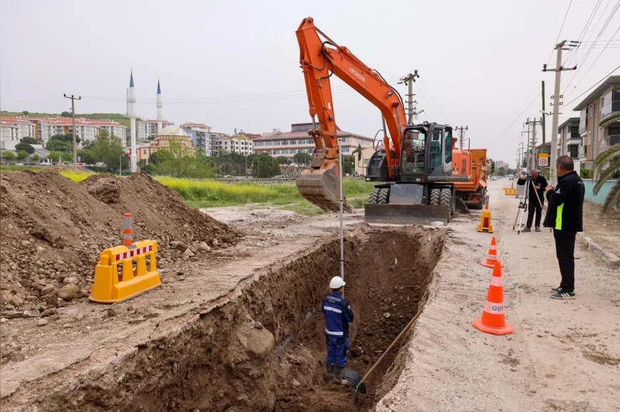 İZSU Bergama’da 75 kilometrelik içme suyu hattı ve yağmur suyu yatırımıyla altyapıyı güçlendiriyor