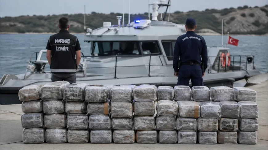 İçişleri Bakanlığı: “Ayvalık açıklarında 158 kilogram uyuşturucu ele geçirildi, 2 şüpheli yakalandı”