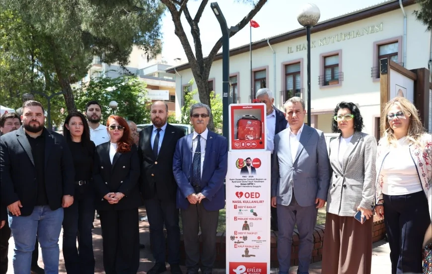 Efeler Belediye Başkanı Anıl Yetişkin: “Erman Çetin’in anısını hayat kurtaran projeyle yaşatıyoruz”