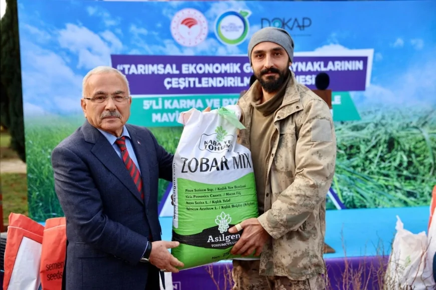 ORDU BÜYÜKŞEHİR BELEDİYESİ TARIM DESTEKLERİYLE 34 BİN 800 DEKAR ATIL ARAZİYİ ÜRETİME KAZANDIRDI