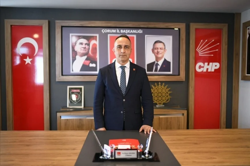 CHP Çorum İl Başkanı Av. Dinçer Solmaz: “Asgari değil, insanca yaşamayı esas alan ücret sistemi kuracağız”