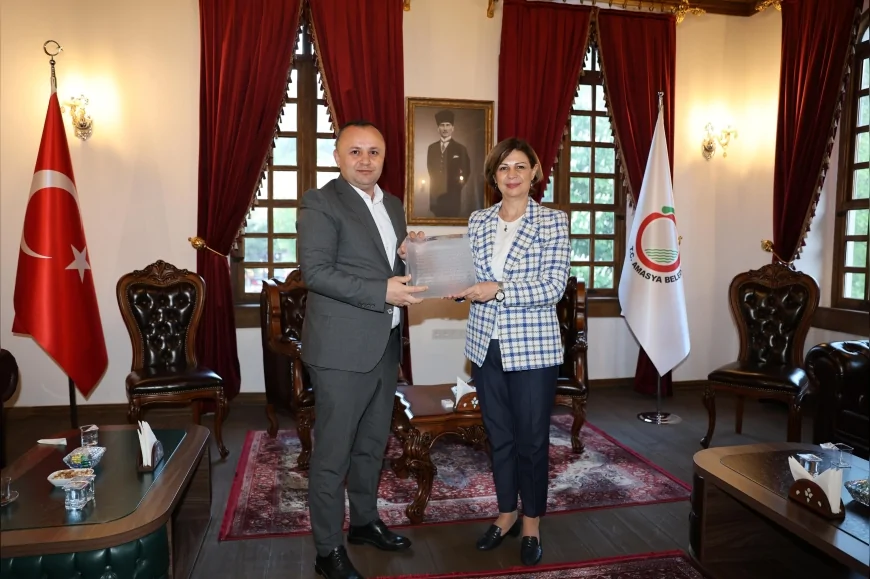 ESKİŞEHİR BÜYÜKŞEHİR BELEDİYE BAŞKANI AYŞE ÜNLÜCE AMASYA’DA TEMASLARDA BULUNDU ORTAK PROJELER GÜNDEME GELDİ