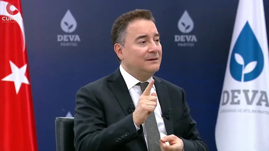 DEVA Partisi Genel Başkanı Ali Babacan “Türkiye’de emekli de işçi de eziliyor çözüm erken seçim ve hukuk düzeni”