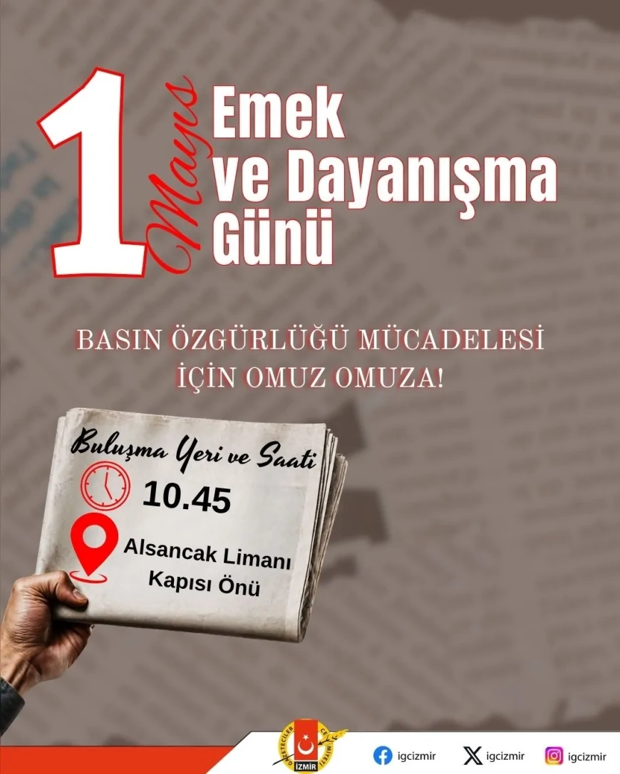 İzmir Gazeteciler Cemiyeti: “Basın özgürlüğü ve emek mücadelesi için omuz omuza olacağız”