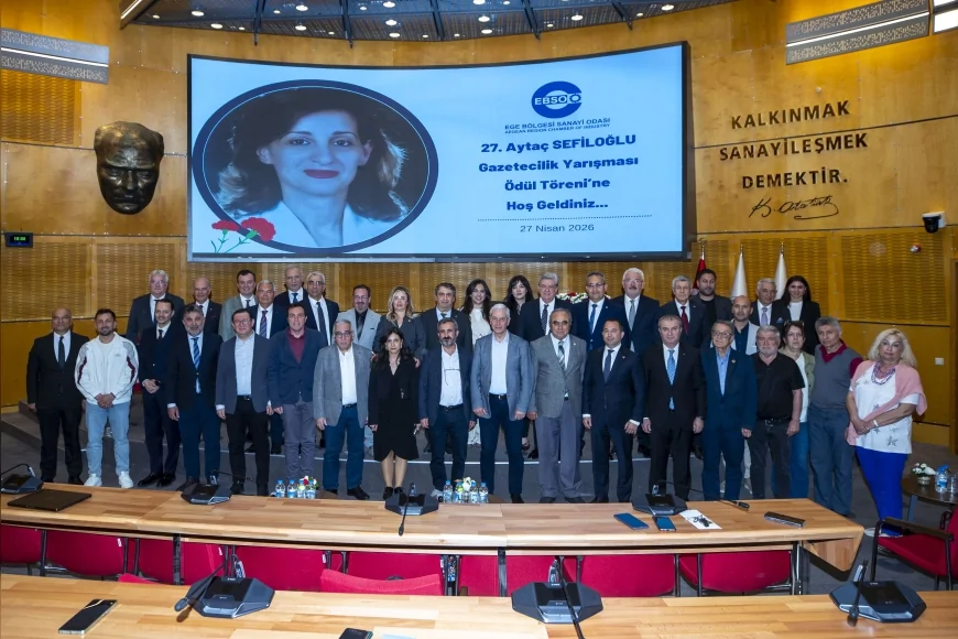 EBSO Meclis Başkanı Hakan Çınar: “Gazeteciliğe gönül veren gençleri teşvik etmekten çok mutluyuz”
