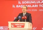 Yeniden Refah Partisi Genel Başkanı Dr. Fatih Erbakan: “CHP’ye butlan kararı çıkma ihtimali yüksek”