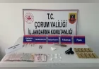 Çorum İl Jandarma Komutanlığı Uyuşturucu ve Silahlı Tehdit Çetesine Operasyon Düzenledi