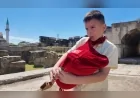 Düzce’de Minik Tulumcu Ahmet Semih Toraman Konuralp Antik Kenti’nde Gelecek Hayalini Anlattı
