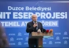 Düzce Belediye Başkanı Dr. Faruk Özlü: “Anıt Eser büyük oranda bu yıl tamamlanacak”