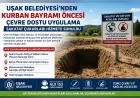 Uşak Belediyesi Kurban Bayramı Öncesi Çevre Kirliliği ve Hastalık Riskine Karşı Sakatat Çukurlarını Hizmete Açtı