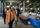 Eskişehir Büyükşehir Belediye Başkanı Ayşe Ünlüce Uluönder Pazarı’nda Vatandaşlarla Bayramlaştı