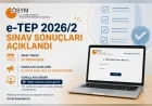 ÖSYM e-TEP 2026/2 Sınav Sonuçlarını Açıkladı, Aday Erişimi Başladı