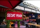 Marmaris’te açılan Cafe Royal etkinliğinde “Sedat Peker” yazılı çelenk dikkat çekti