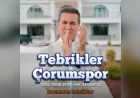 CHP Erzincan Milletvekili Mustafa Sarıgül: “Süper Lig’de Galatasaray maçlarında Çorum’da olacağım”
