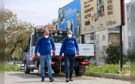 Buca’da artan sıcaklıklarla birlikte vektörlere karşı kapsamlı ilaçlama seferberliği başlatıldı