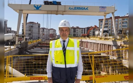 İZMİR BÜYÜKŞEHİR BELEDİYESİ BUCA METROSU’NDA YÜZDE 45 SEVİYEYE ULAŞTI 2028 HEDEFİ İÇİN ÇALIŞMALAR SÜRÜYOR