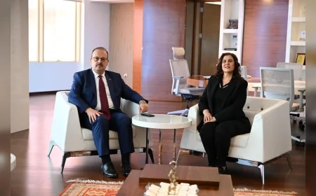 ANKARA VALİSİ YAKUP CANBOLAT’TAN AYDIN BÜYÜKŞEHİR BELEDİYE BAŞKANI ÖZLEM ÇERÇİOĞLU’NA ZİYARET