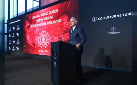 Kültür ve Turizm Bakanı Mehmet Nuri Ersoy: “Türkiye krizlere rağmen turizmde güçlü başlangıcını sürdürdü”