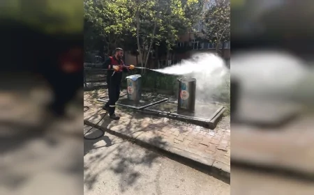 Maltepe Belediyesi İdealtepe Mahallesi’nde kapsamlı bahar temizliği çalışması gerçekleştirdi