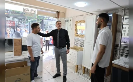 Şehzadeler Belediye Başkanı Hakan Şimşek Alaybey ve Sakarya Mahallelerinde Esnafla Buluştu
