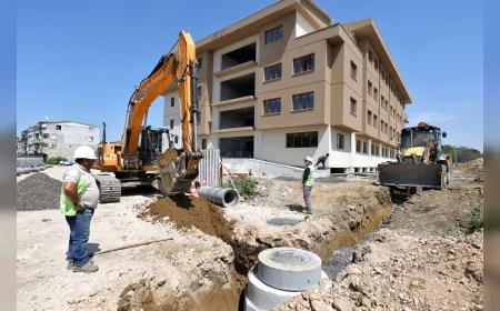 Bursa Büyükşehir Belediyesi Osmangazi Küçükbalıklı’da yeni altyapı hatlarıyla sokakları güçlendiriyor