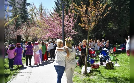 ANKARA BÜYÜKŞEHİR BELEDİYESİ DİKMEN VADİSİ’NDE SAKURA ŞENLİĞİYLE KADINLARI BAHARDA BULUŞTURDU