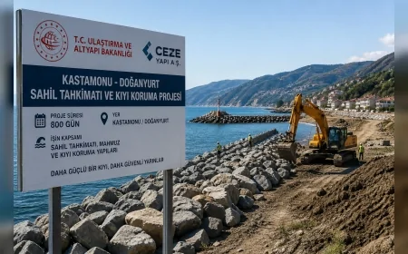 Kastamonu Doğanyurt’ta Sahil Tahkimatı Projesi Başlıyor Kıyı Güvenliği Güçlendirilecek