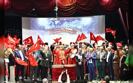 İzmir’de İmam Hatip Okulları Yabancı Dil Şenliği Yoğun Katılımla Gerçekleştirildi